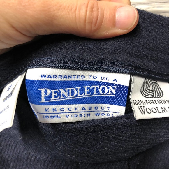 Pendleton wool pants navy size 16 lined - Picture 6 of 10